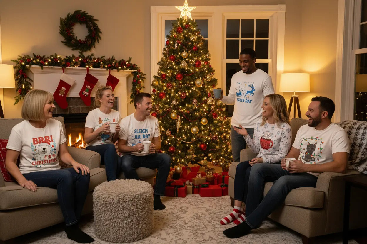 Custom-Christmas-T-Shirts-Sweatshirts-Unisex-DTF-Transfer-Holiday-Tops-Designs Sharon's Salted Lemon