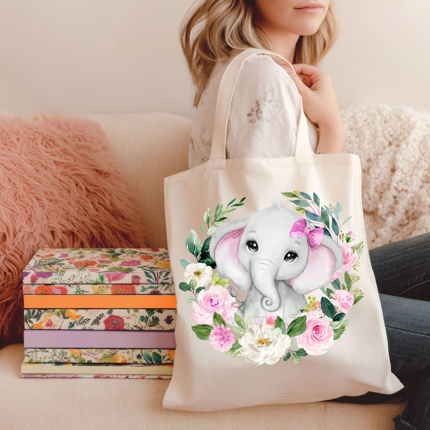 CANVAS-TOTES-HEAVY-COTTON-ZIPPERED-CUSTOM-DESIGN Sharon's Salted Lemon