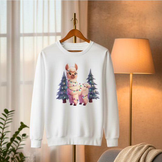 Custom Christmas T-Shirts & Sweatshirts | Unisex | DTF Transfer Holiday Tops | Christmas Lamb SHARON'S SALTED LEMON