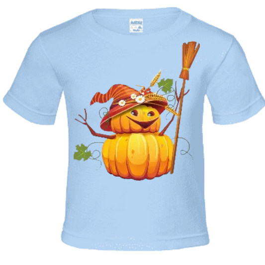 HALLOWEEN FALL TEES PRETTY PUMPKIN BROOM Sharon's Salted Lemon